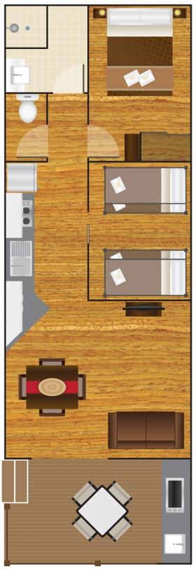 Deluxe Seabreeze Villa Floorplan