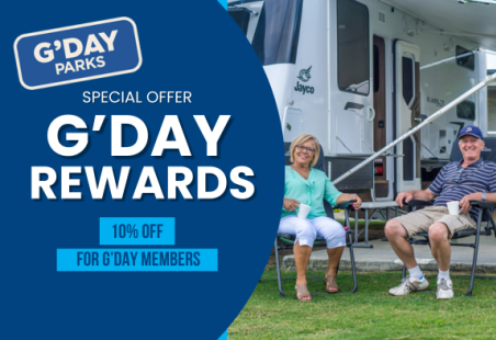 10% off for G'Day Rewards Members